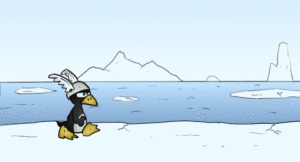 un tux gauloi se bat et envoi un romain dans les choux pour passer et planter un arbre Framadrive - Dégoogolisont internet !!