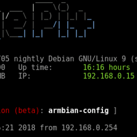 Yunohost: migration vers Debian 9 Stretch sur Orange Pi Plus2
